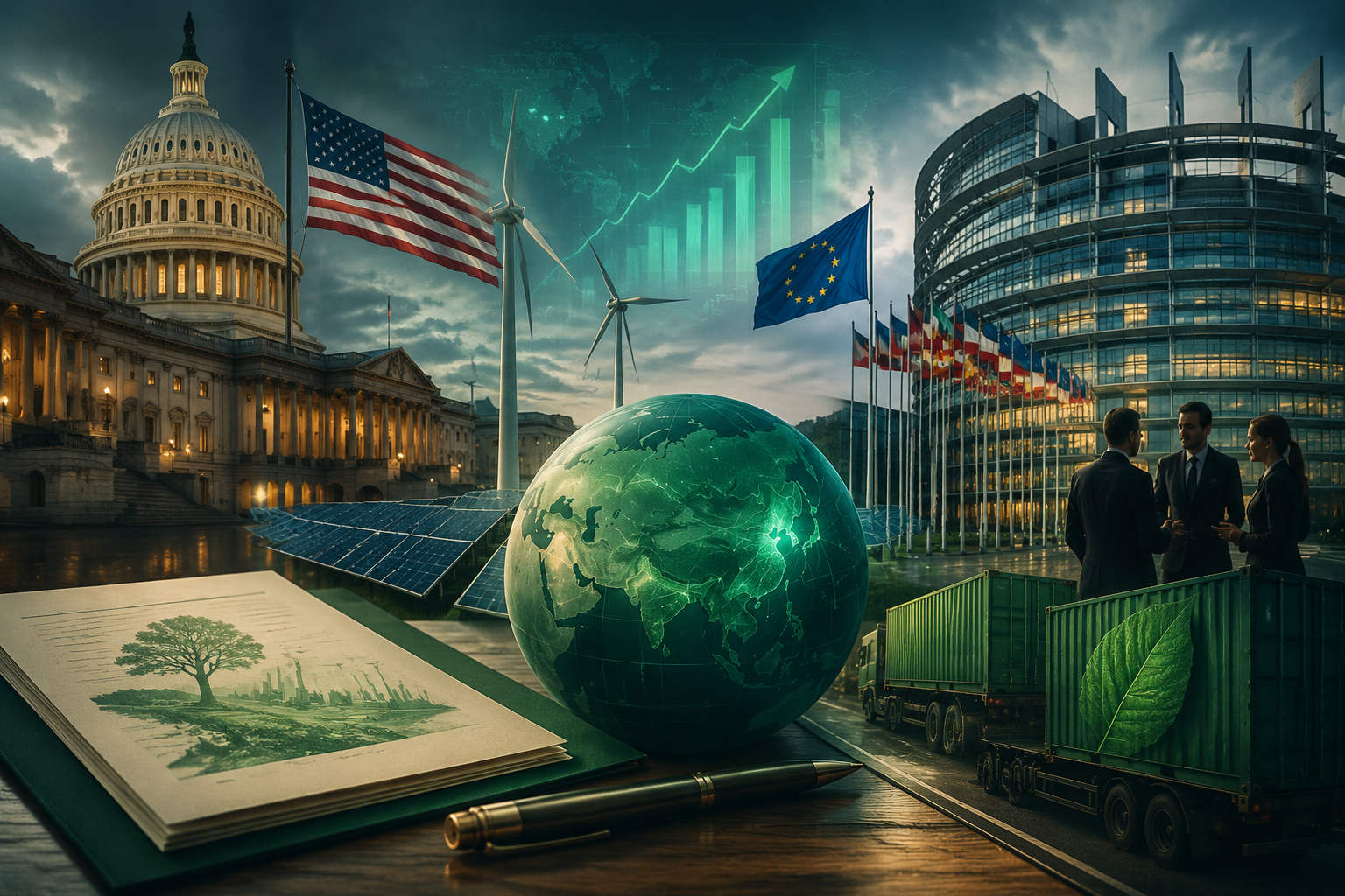 美国可再生能源PPA涨价或推高EU ETS碳价,中国出口商CBAM成本承压